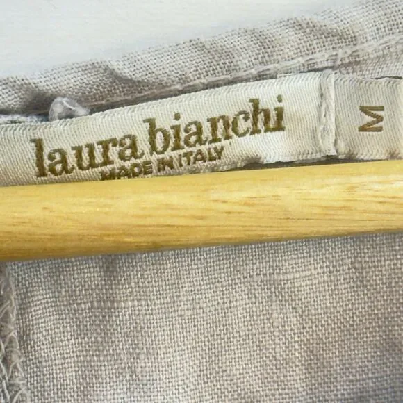 Laura Bianchi 100% Linen Maxi Dress - Picture 4 of 15